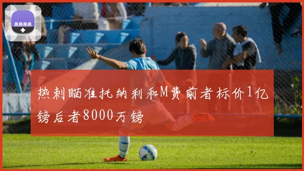 热刺瞄准托纳利和M费前者标价1亿镑后者8000万镑
